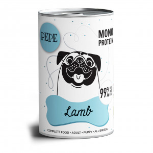 PAKA ZWIERZAKA Pepe Jagnięcina - mokra karma dla psa - 400g