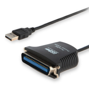 Kabel Savio CL-46 ( USB typ A - LPT M-M PVC 0,8m czarny )