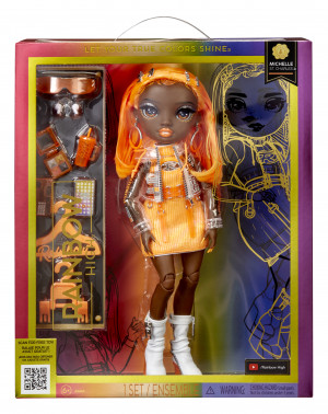 MGA Lalka Rainbow High Fashion - Michelle St. Charles (Orange) 583127