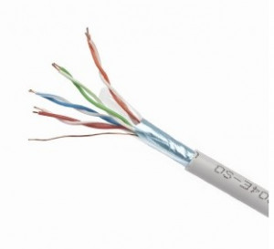 Gembird ftp kabel drut kat 5e awg24 100% miedź 100m fpc-5004e-so/100c