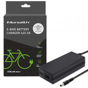 QOLTEC ŁADOWARKA DO BATERII ROWERU ELEKTRYCZNEGO