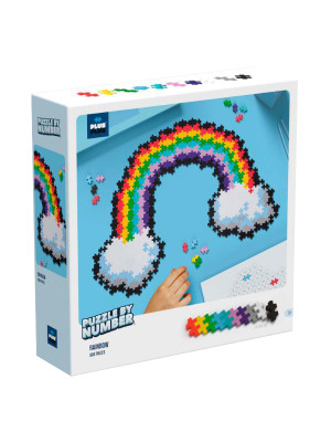 Plus-Plus Puzzle By Number Tęcza 500 Elementów