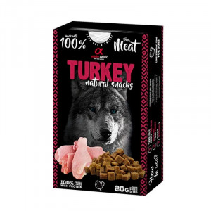 ALPHA SPIRIT Indyk natural snacks - przysmak dla psa - 80g