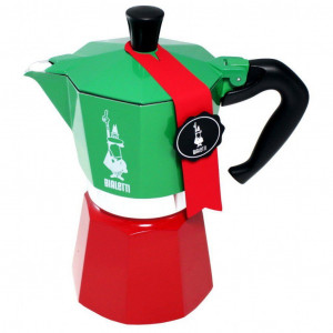 Kawiarka Bialetti Moka Express 6tz Italia czer-ziel