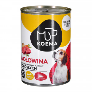 Koema Bogata w wołowinę mokra karma dla psa 400g