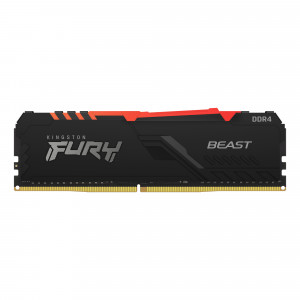 Kingston FURY DDR4 16GB (1x16GB) 3200MHz CL16 Beast Black RGB (KF432C16BB1A/16)