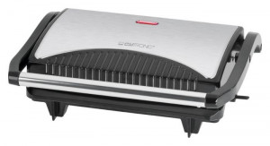 Grill elektryczny Clatronic MG 3519 (700W stołowy-zamykany, czarno-srebrny)