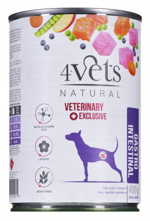 4VETS NATURAL - Gastro Intestinal Dog 400g