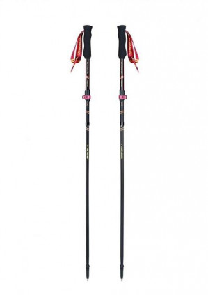Kije Viking Kettera Pro Lady Trekking czarno/fuksjowe