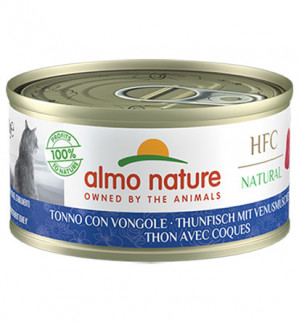 ALMO NATURE HFC Natural tuńczyk z małżami - mokra karma dla kota - 70g