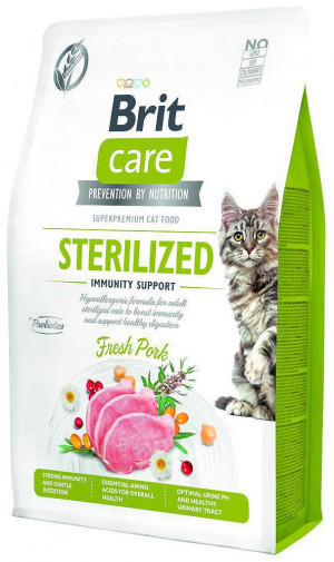 BRIT Care Grain-Free Sterilized Immunity - sucha karma dla kota - 7 kg
