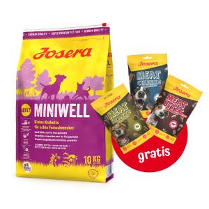 JOSERA Miniwell - sucha karma dla psa - 10kg + GRATIS!