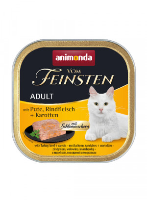 ANIMONDA Vom Feinsten Classic Cat indyk, wołowina i marchewka - mokra karma dla kota - 100 g