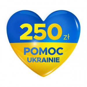 Cegiełka dla Ukrainy 250 zł - akcja charytatywna