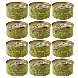 FISH4CATS Filet tuńczyka z omułkiem zielonowargowym - mokra karma dla kota - 12x70g