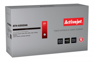 Activejet ATH-6000AN Toner do drukarek HP, Canon, Zamiennik HP 124A Q6000A, Canon CRG-707B; Premium; 2500 stron; czarny.