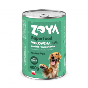 ZOYA Superfood Wołowina - mokra karma dla psa - 400g