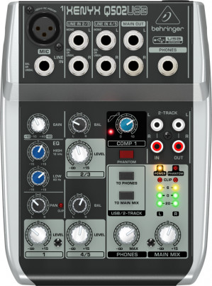 Behringer Q502USB - Mikser audio