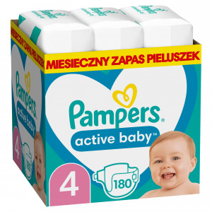 PAMPERS Pieluchy Active Baby 4 180 szt.