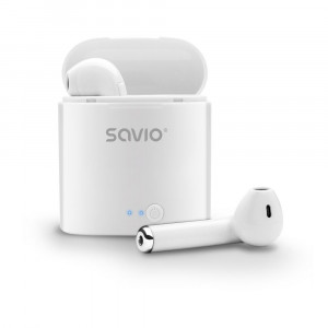 SAVIO BEZPRZEWODOWE SŁUCHAWKI BLUETOOTH TWS-01