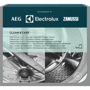 Preparat do pralki i zmywarki CLEAN&CARE ELECTROLUX M3GCP400 6 szt.