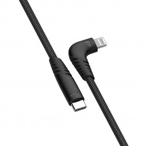 Kabel USB-C - Lightning  LK50CL 1M Mfi Nylon Grey