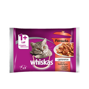WHISKAS Potrawka tradycyjna w galaretce 4x85g