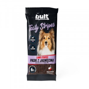 BULT Tasty stripes Paski jagnięce - przysmak dla psa - 6szt.