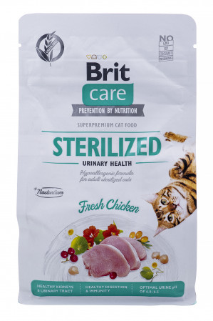 Brit Care Cat Grain-Free Sterilized Urinary - sucha karma dla kota - 400 g