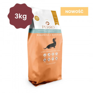 PERRO Wołowina z batatami Psy małych ras - sucha karma dla psa - 3kg
