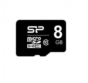 Silicon Power microSDHC 8GB CL10 + adapter