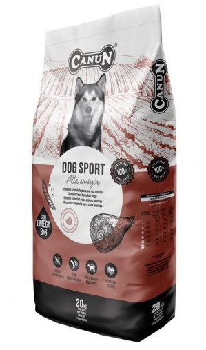 Canun Dog Sport 20 kg 40% mięsa z wołowina karma dla psów energicznych i sportowych