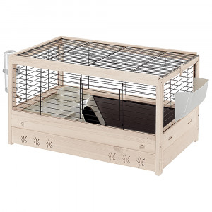 CAGE ARENA 80 BLACK-klatka dla świnek morskich, 82x52x45,5 cm