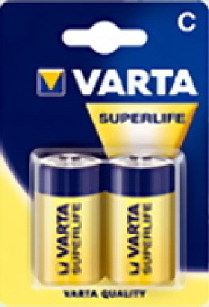 VARTA BATERIA CYNKOWO-WĘGLOWA R14 C SUPERLIFE 2SZT