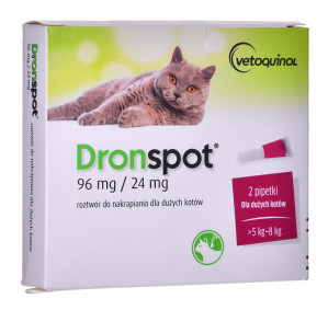 Vetoquinol Dronspot krople odrobaczające kot 5-8kg
