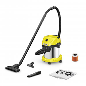 Odkurzacz uniwersalny KARCHER WD 3 S V-15/6/20 Home - 1.628-150.0 + Filtr kartridżowy do WD/SE KARCHER - 2.863-303.0