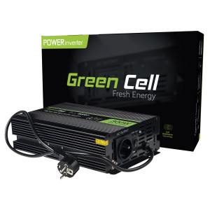 GREEN CELL PRZETWORNICA INV07 12V-230V 300W/600W