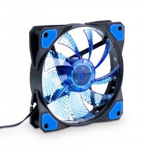 AKYGA WENTYLATOR LED 120MM MOLEX/3PIN AW-12C-BL