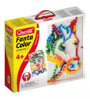 Quercetti Mozaika Fantacolor Modular 2 (Koń) 300 elementów 2 Tabli