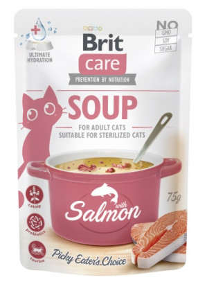 BRIT Care Soup Łosoś - zupa dla kota - 75g