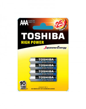 Baterie alkaliczne Toshiba LR03GCP BP-4 (4szt)
