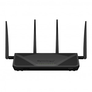 Synology Router RT2600ac, WiFi 5, IEEE 802.11a/b/g/n/ac, 3x 1GbE + 4x 1GbE(Dual WAN), 1xUSB 3.0, 1xUSB 2.0, 1x SD card reader