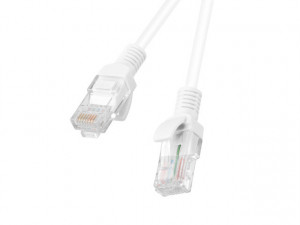 LANBERG PATCHCORD UTP KAT.5E 1.5M BIAŁY