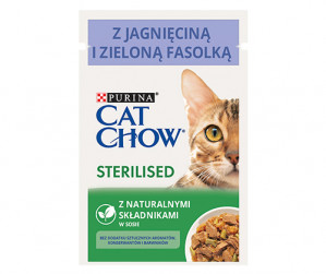 CAT CHOW STERILIS GiG Jagn&Ziel Fasolka w sosie 85g