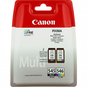 Zestaw Canon PG-545/CL-546 PG545/CL546 8287B005 zawiera czarny i kolor PG-545 CL-545