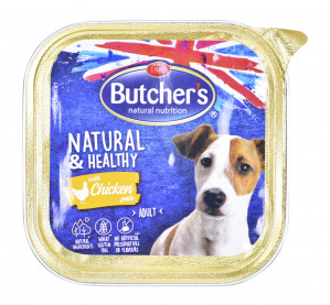 BUTCHER'S Natural&Healthy Dog kurczak pasztet 150g