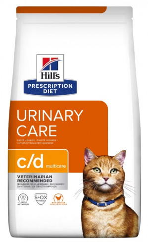 HILL'S Prescription Diet Feline c/d Urinary Care - sucha karma dla kotów z chorobami układu moczowego - 1,5 kg