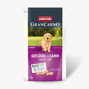 ANIMONDA Gran Carno Junior Drób z jagnięciną - sucha karma dla psa - 4kg