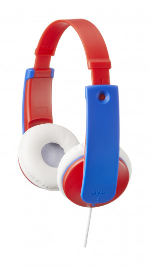 Słuchawki JVC HAK-D7RNE (nauszne, dla dzieci, czerwone)