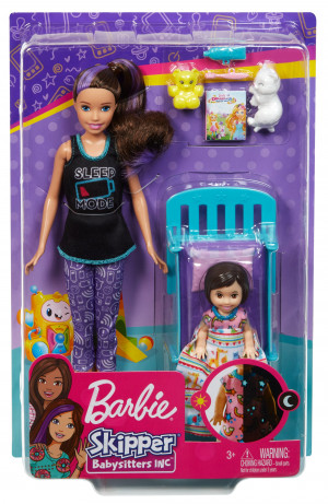 Barbie Opiekunka Zestaw Czas na sen + Lalki GHV88 (FHY97)